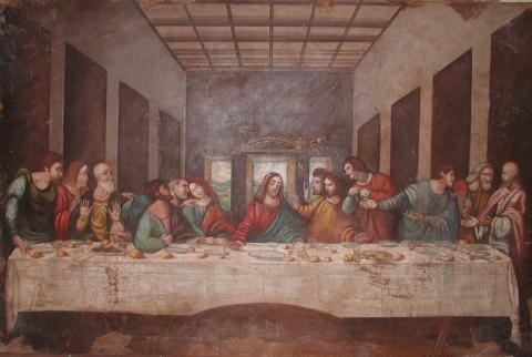 the last supper fresco or not fresco arte